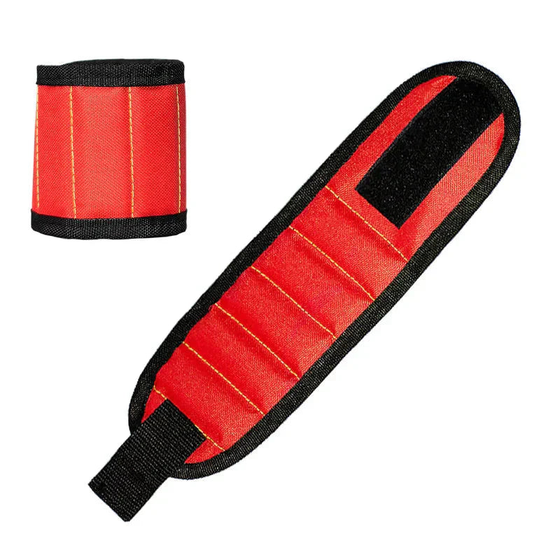 Strong Magnetic Wristband โ Portable Tool Bag for Holding Screws, Nails, Nuts, Bolts, and Drill Bits